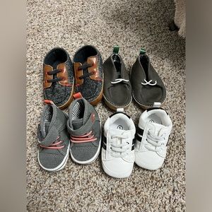 Lots of baby boy shoes